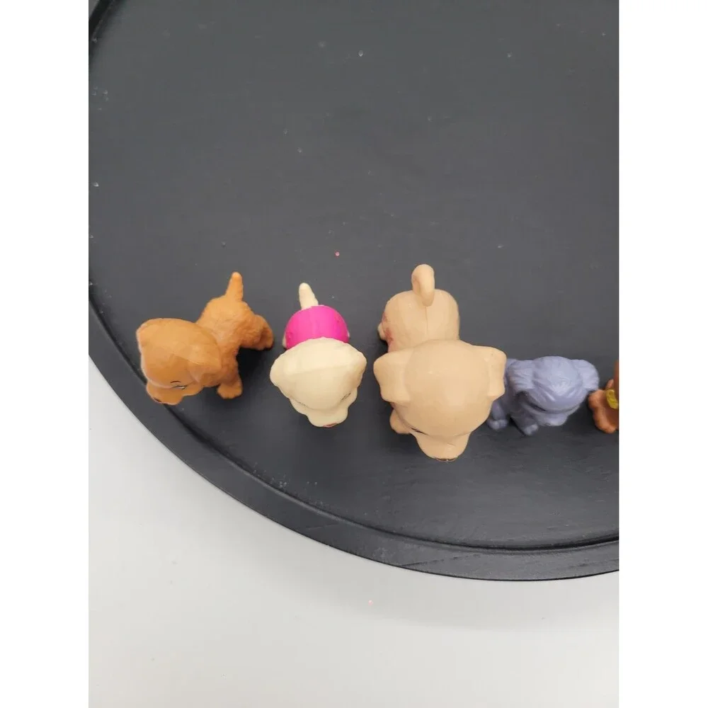 Barbie Doll Lot Of 5 Dogs Pets Animals Puppies Dog Baby Mini Animal Toy